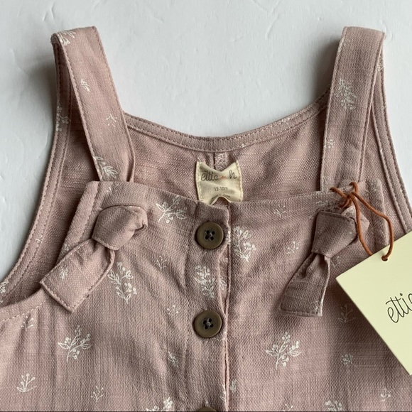 NWT Ettie + H Cadan overall in plum holly (12/18 Mo) - Picture 7 of 7